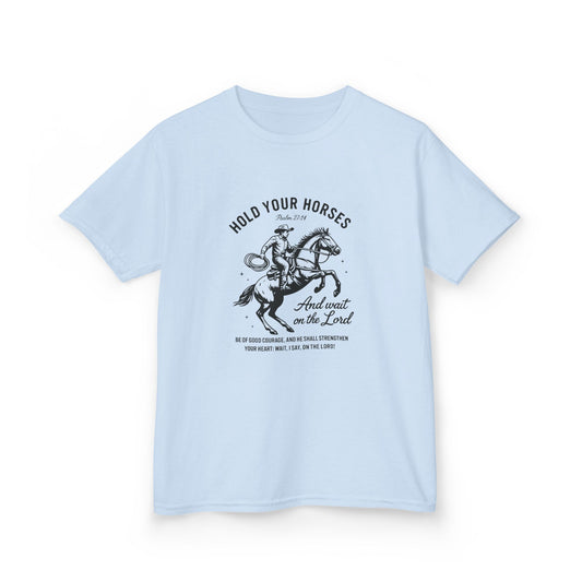 Kids Hold Your Horses Shirt