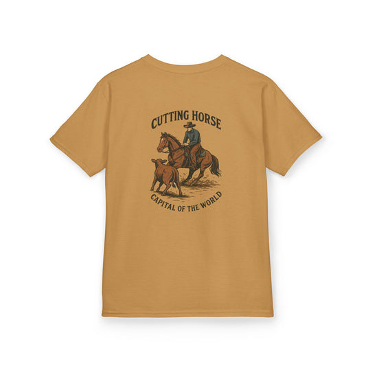 Kids Cutting Horse T-Shirt