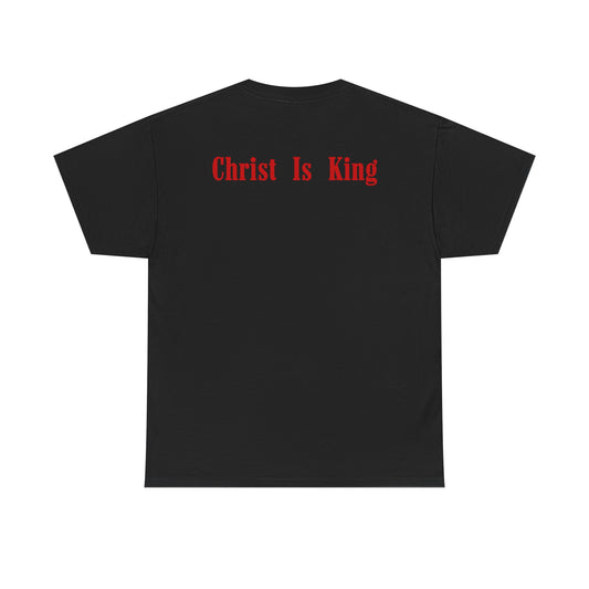 Christian Cross T‑Shirt — "Christ Is King" Graphic Tee