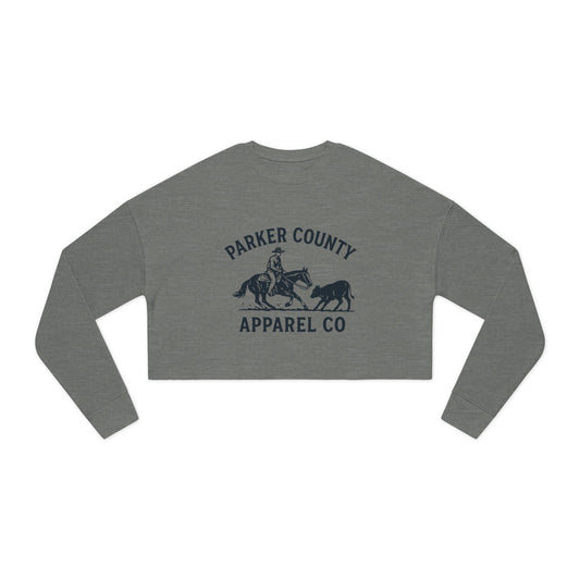 Parker County Cuttin' Horse Cropped Sweatshirt