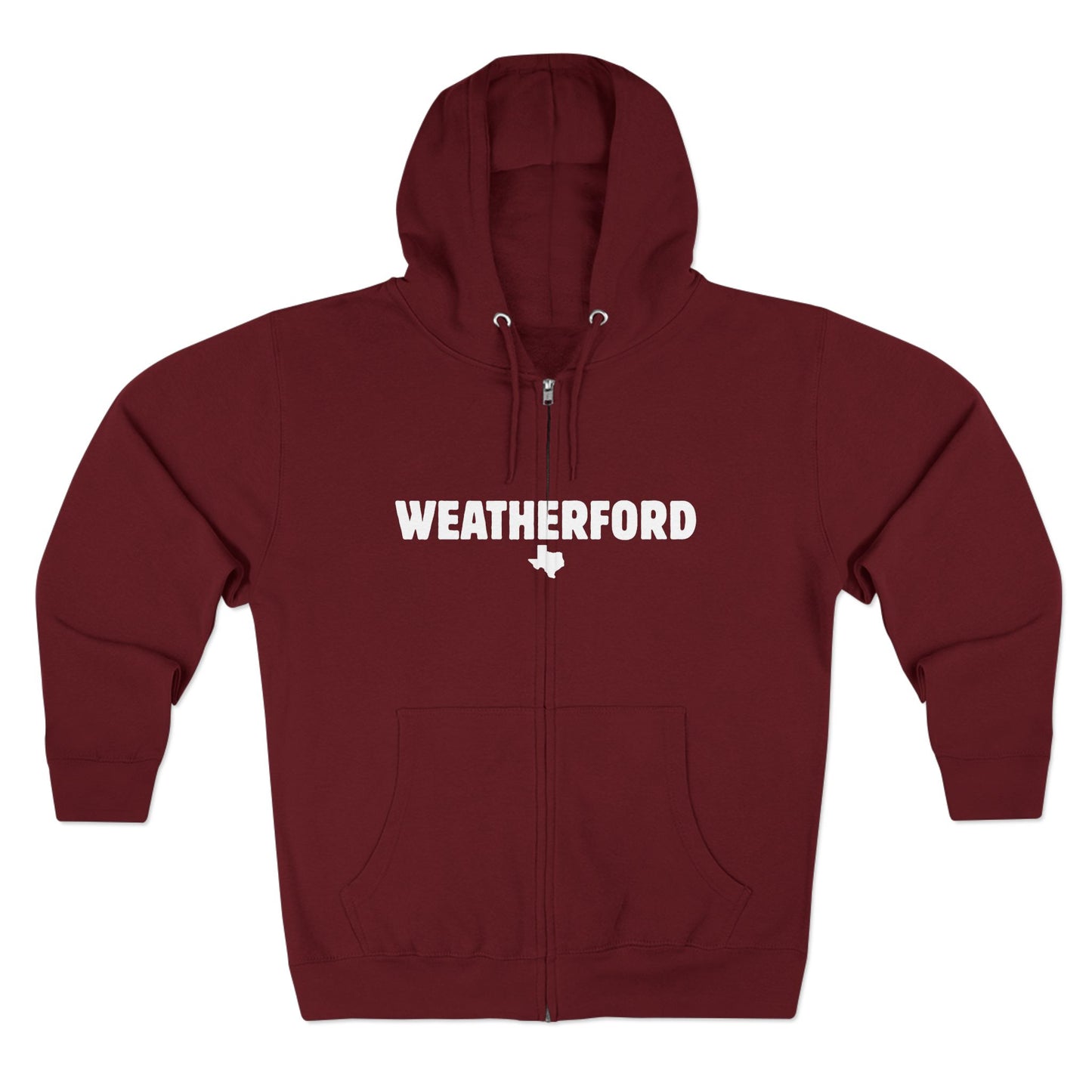 Weatherford Texas Zipper Hoodie