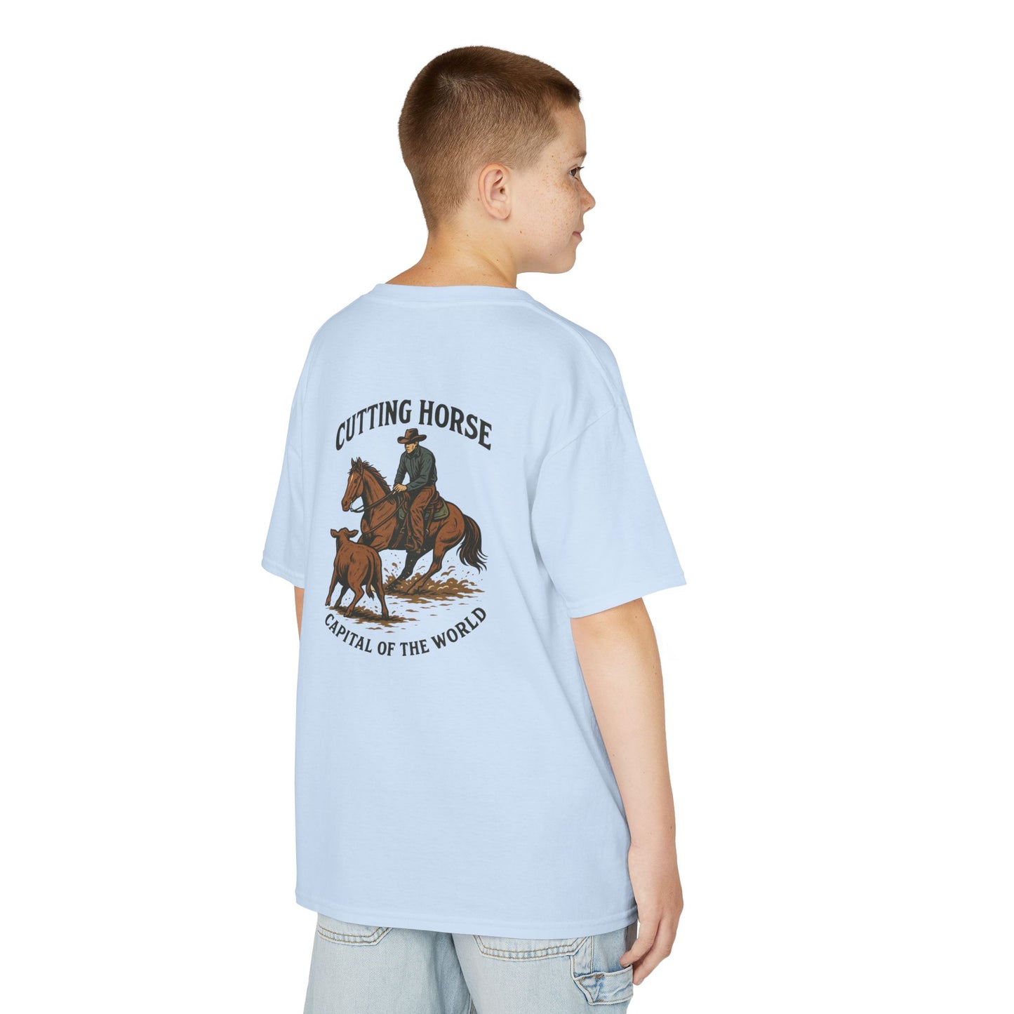 Kids Cutting Horse T-Shirt