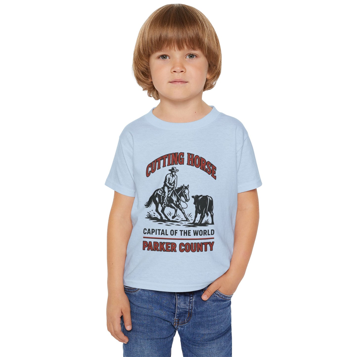 Toddler T-Shirt with Cutting Horse