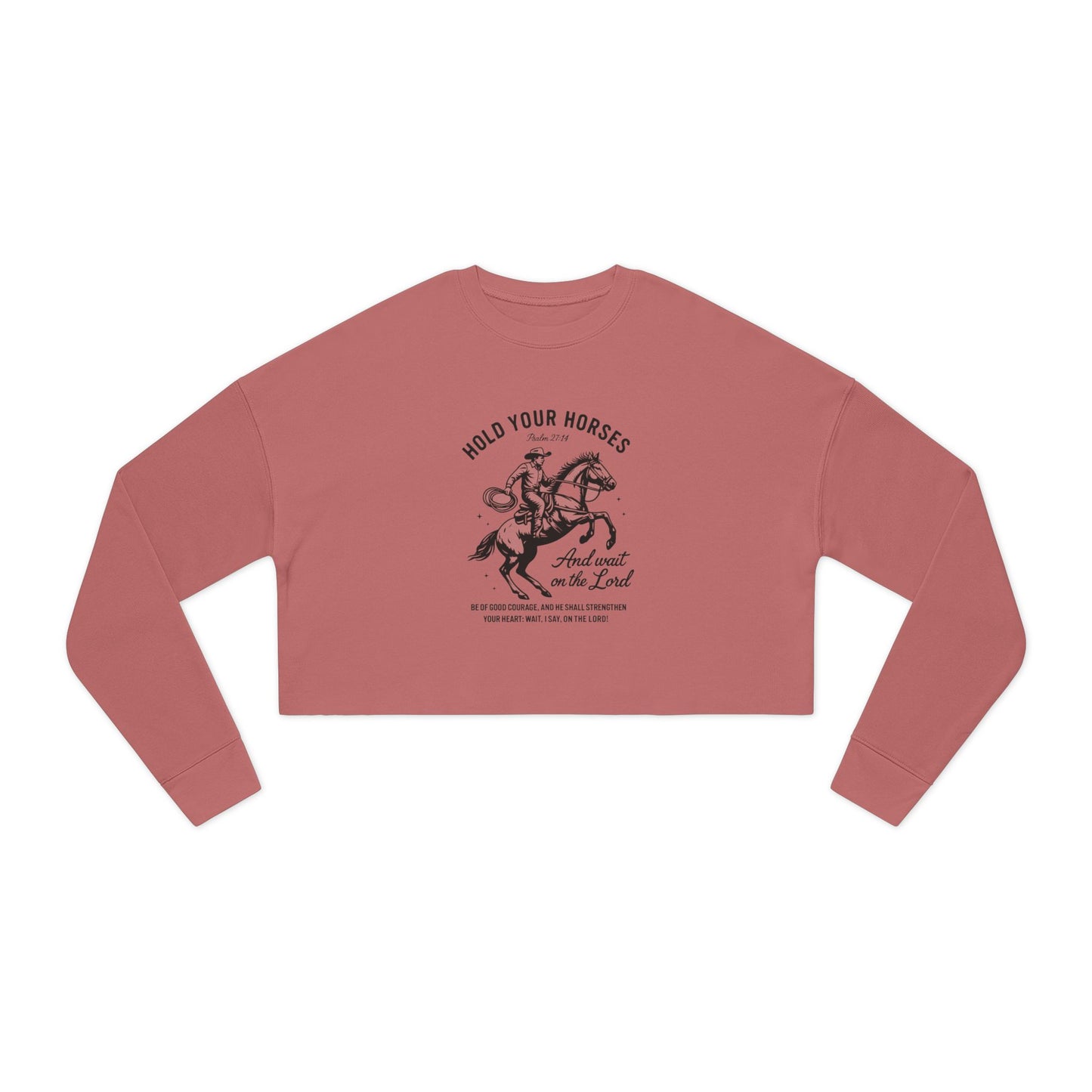 Hold Your Horses Cropped Sweatshirt