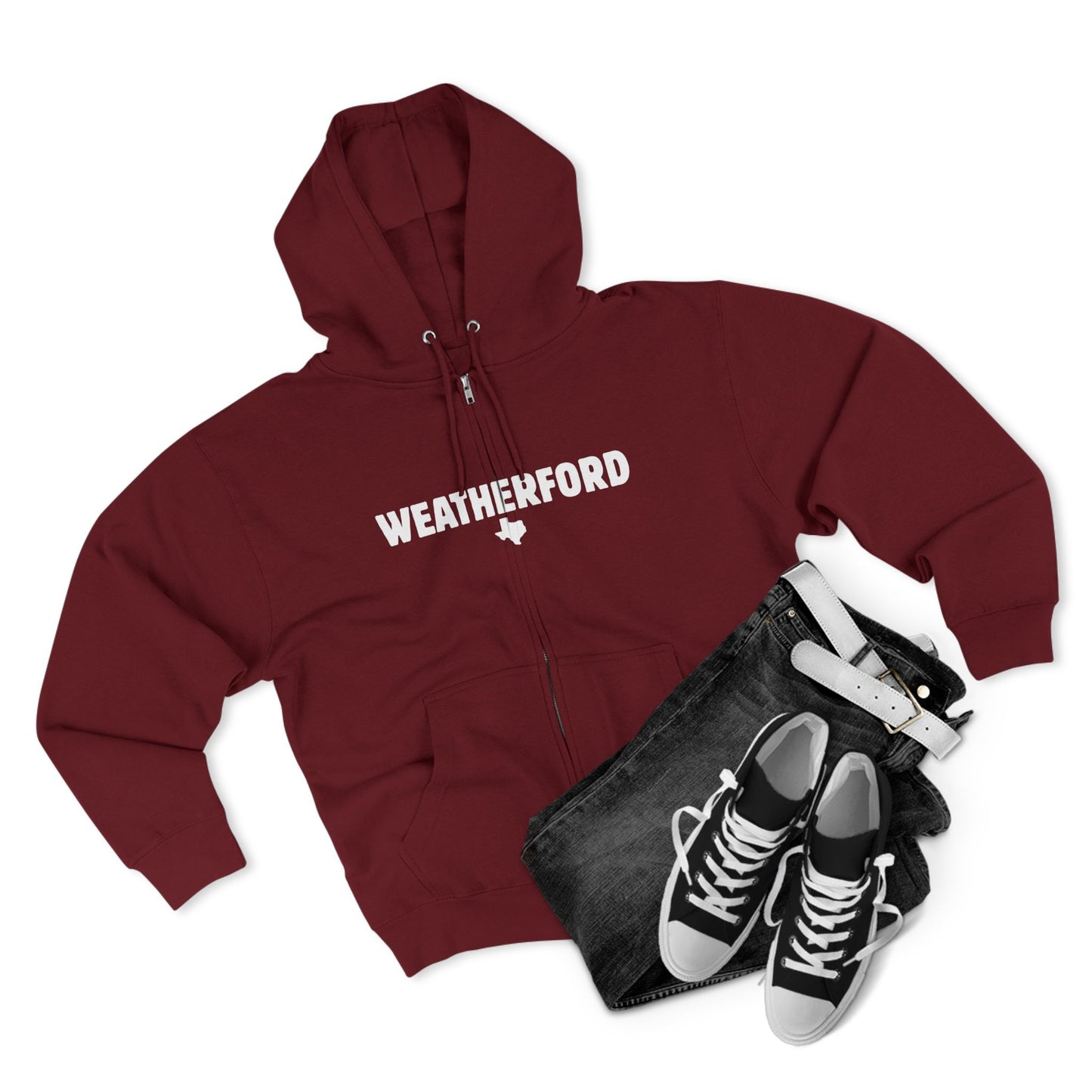 Weatherford Texas Zipper Hoodie