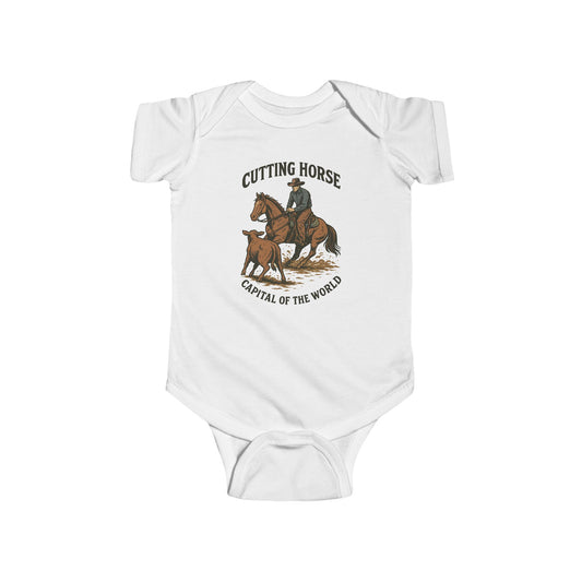 Baby Cutting Horse Onesie