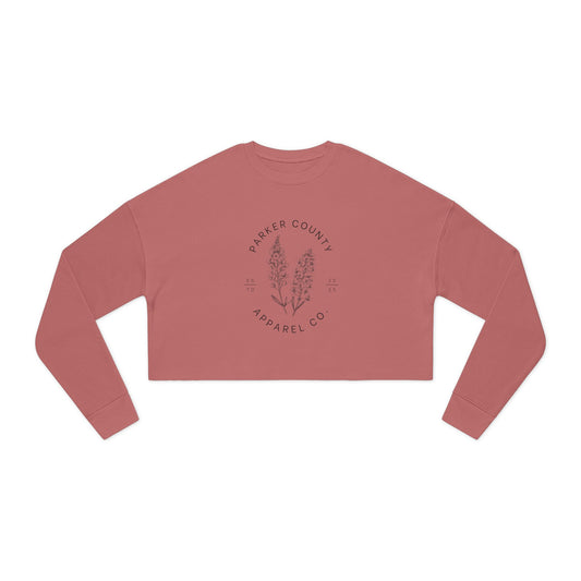 Bluebonnets Cropped Sweatshirt