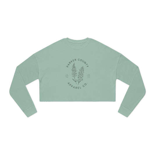 Bluebonnets Cropped Sweatshirt
