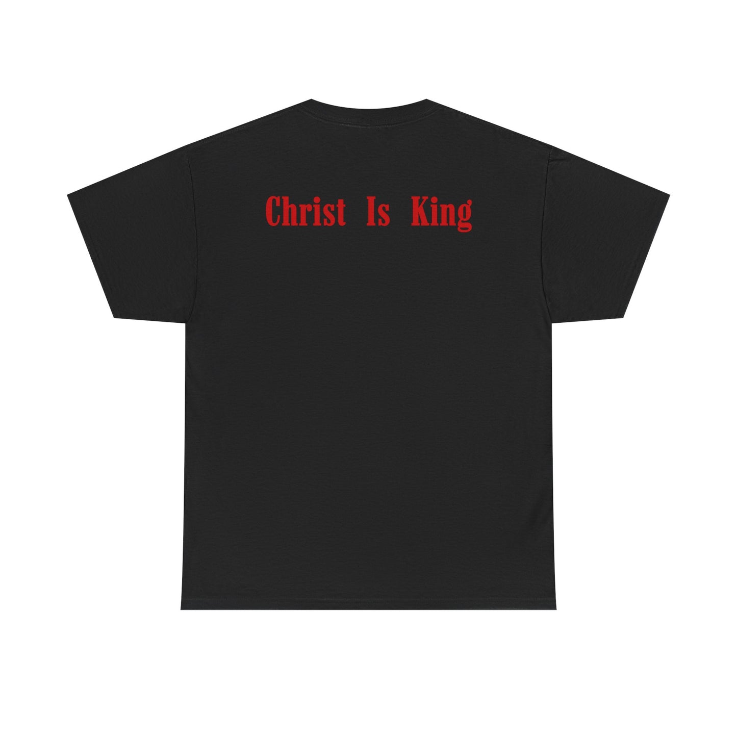 Christian Cross T‑Shirt — "Christ Is King" Graphic Tee