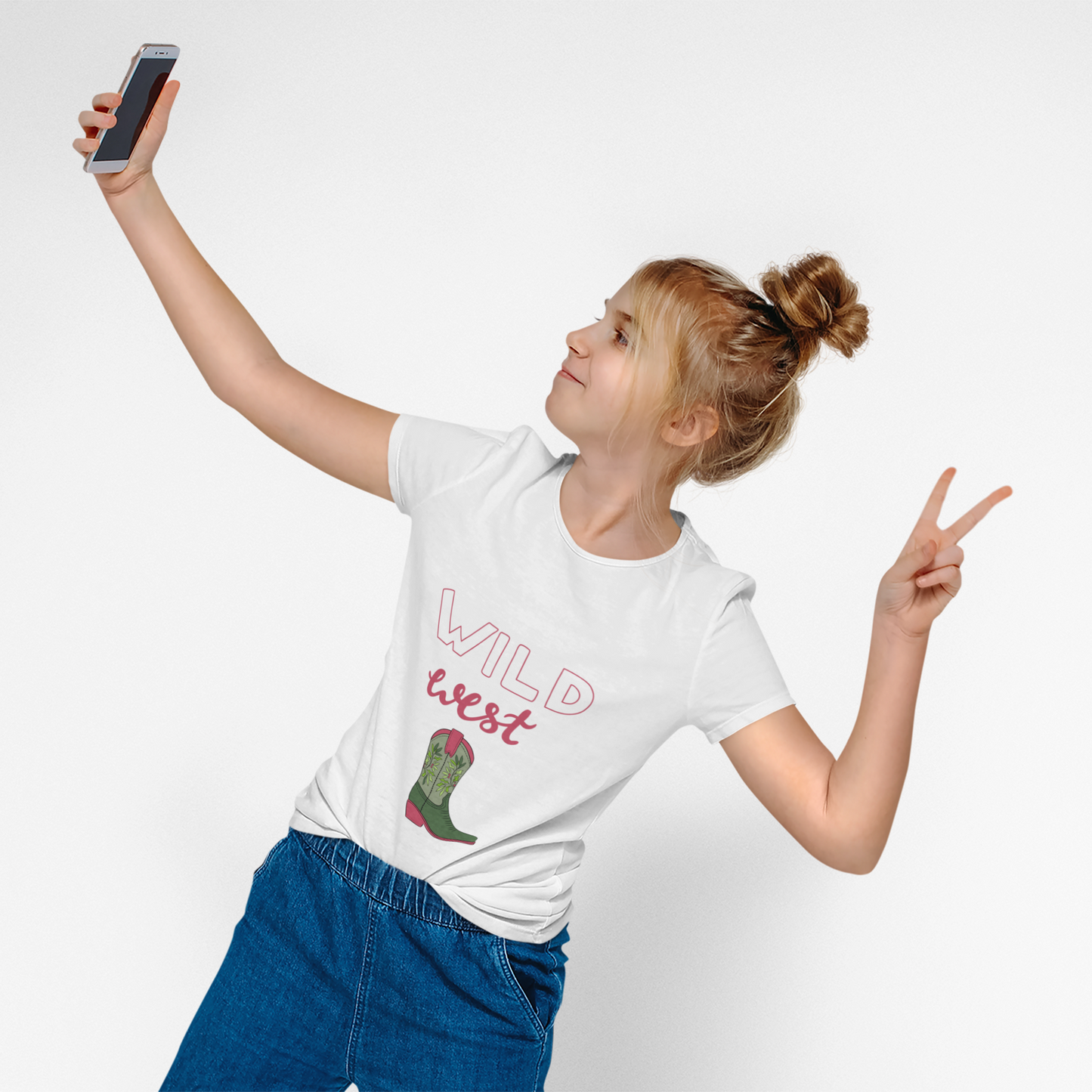 Wild West Kids Tee - Cowgirl Shirt for Kids