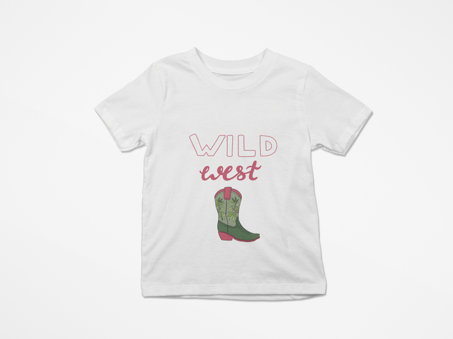 Wild West Kids Tee - Cowgirl Shirt for Kids