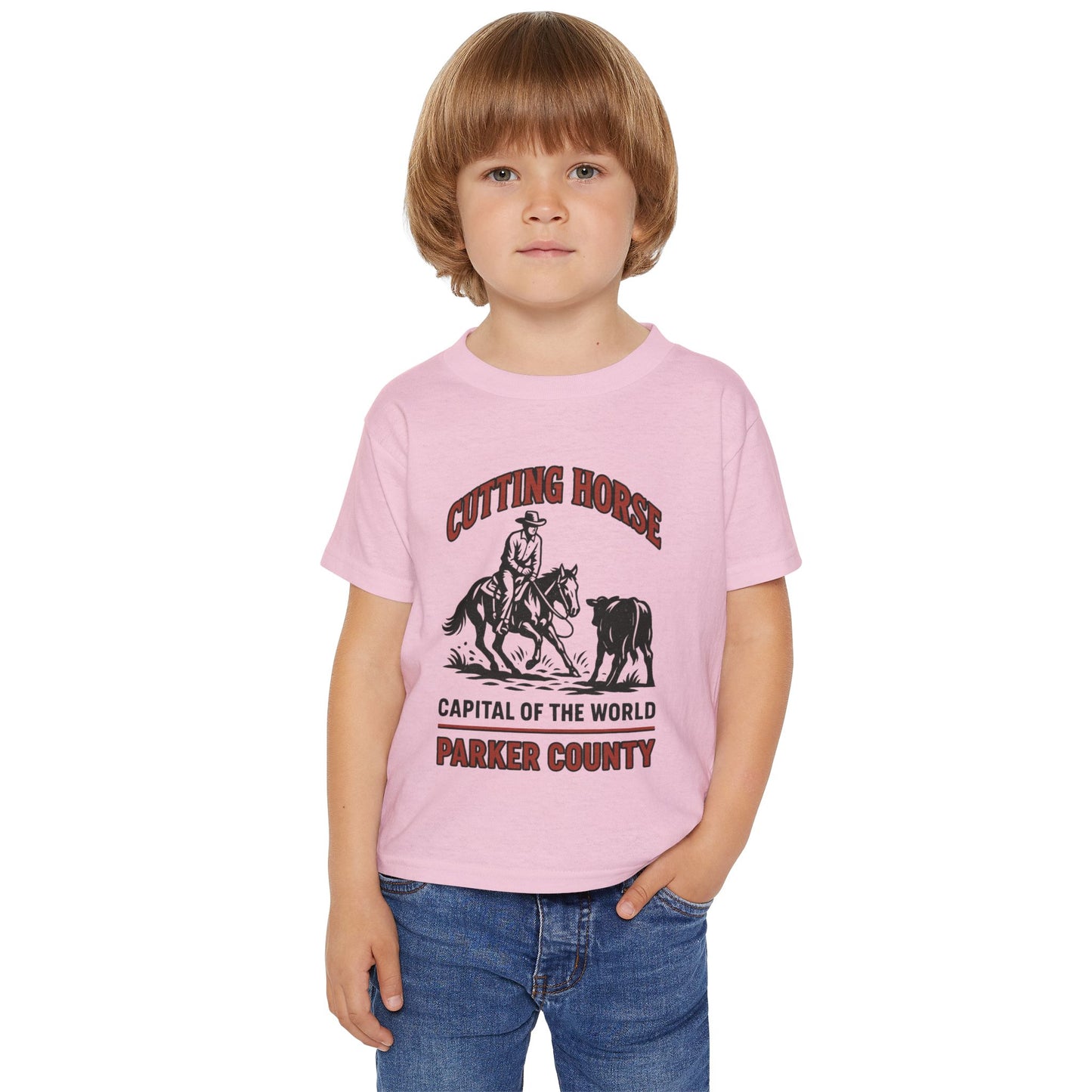 Toddler T-Shirt with Cutting Horse