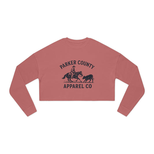 Parker County Cuttin' Horse Cropped Sweatshirt