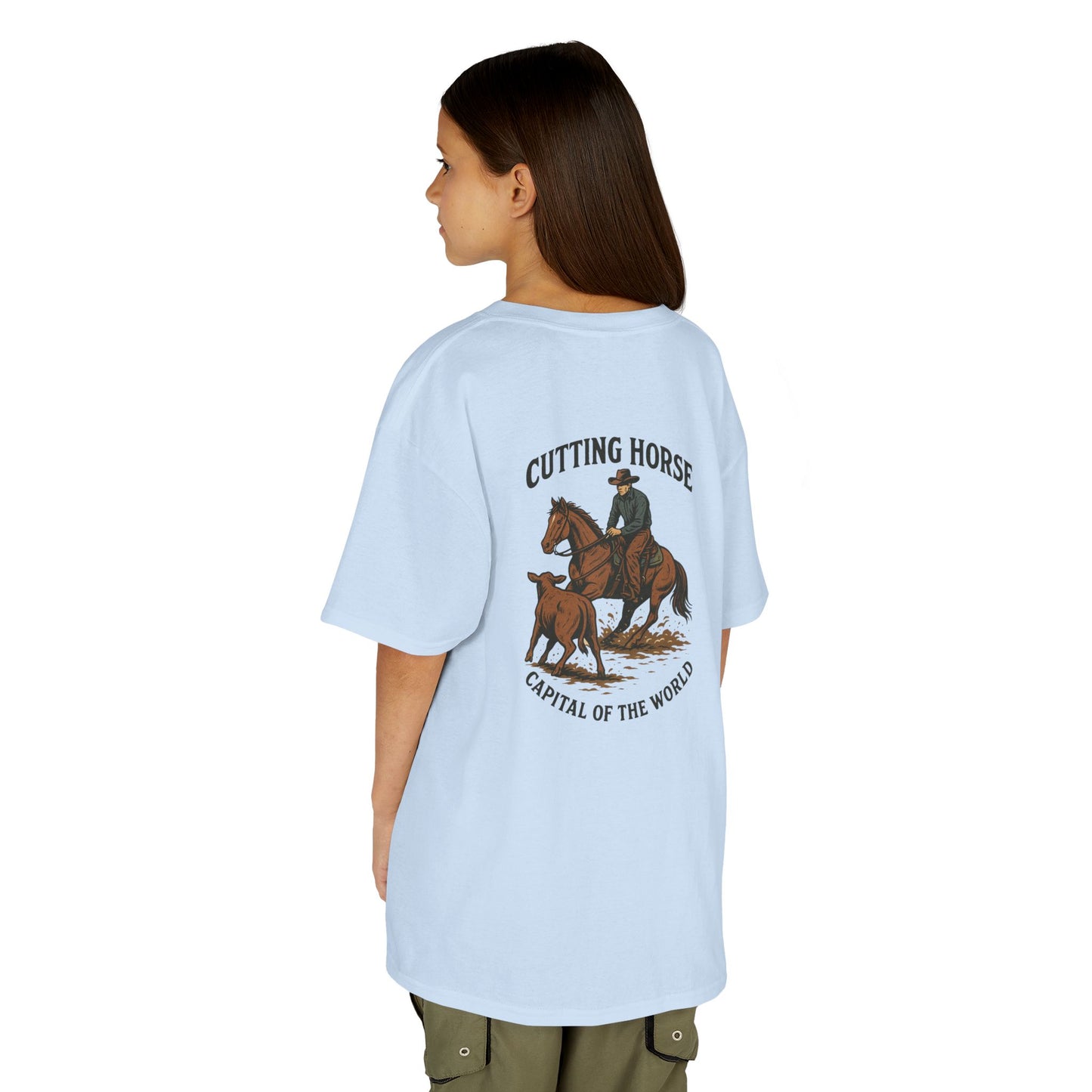 Kids Cutting Horse T-Shirt