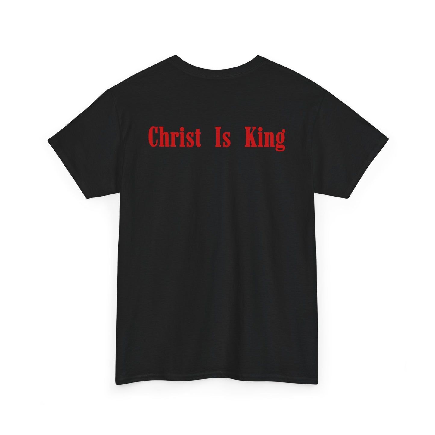 Christian Cross T‑Shirt — "Christ Is King" Graphic Tee