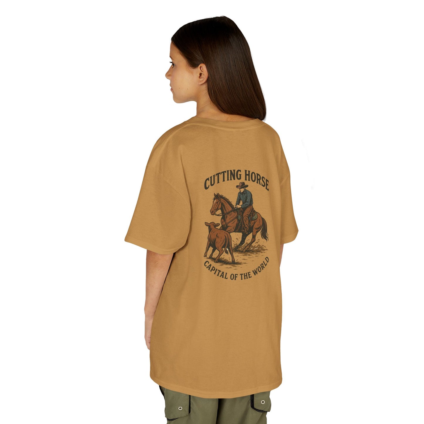 Kids Cutting Horse T-Shirt