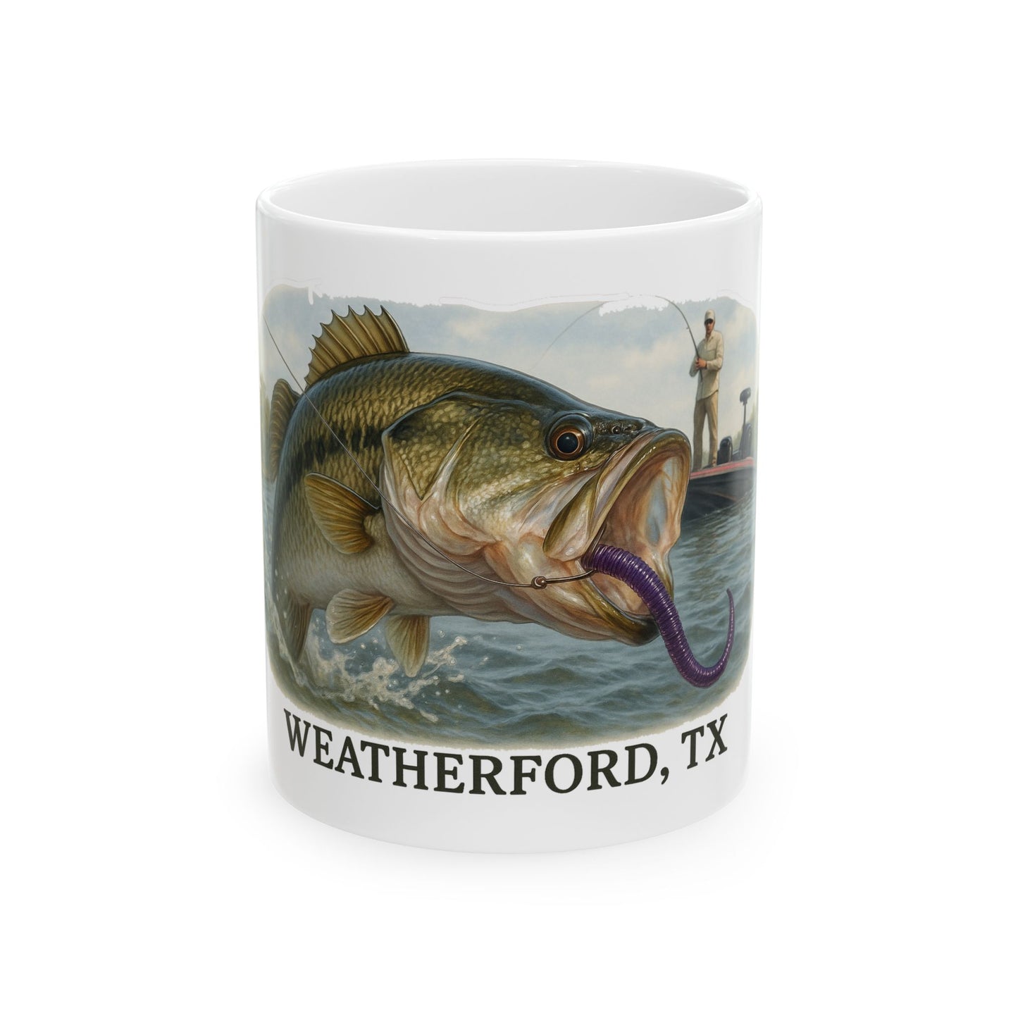 WFORD Bass Fishing Mug
