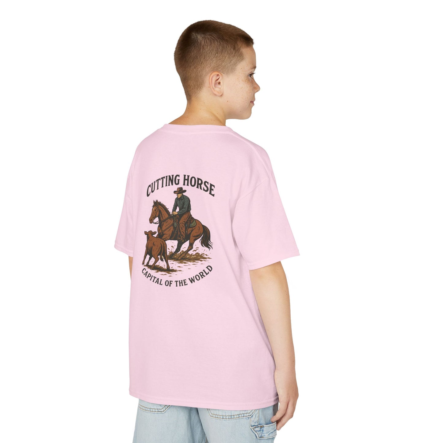 Kids Cutting Horse T-Shirt