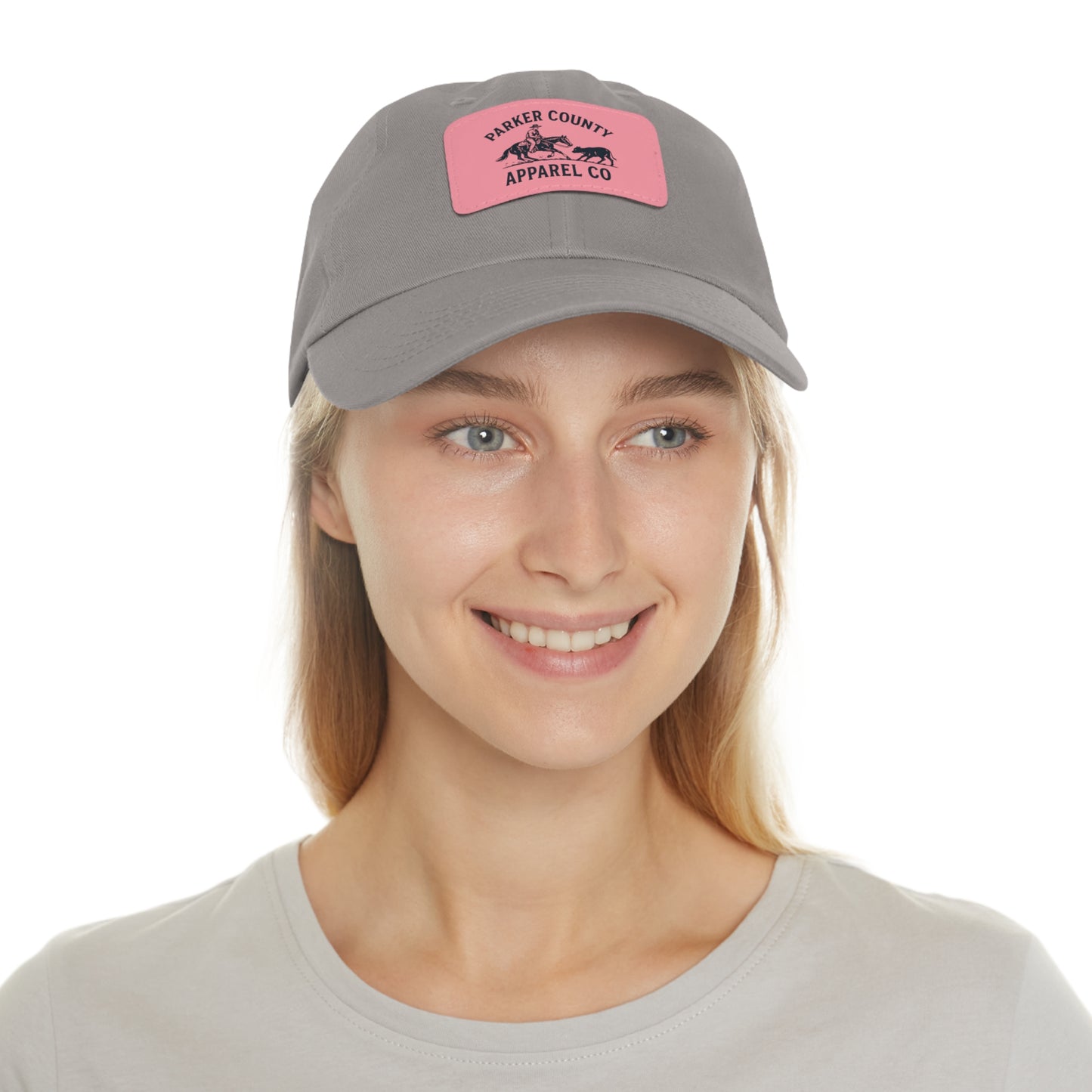 Women's Cap with Pink Patch Logo