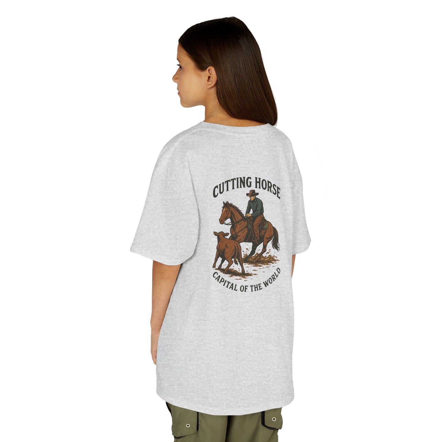 Kids Cutting Horse T-Shirt