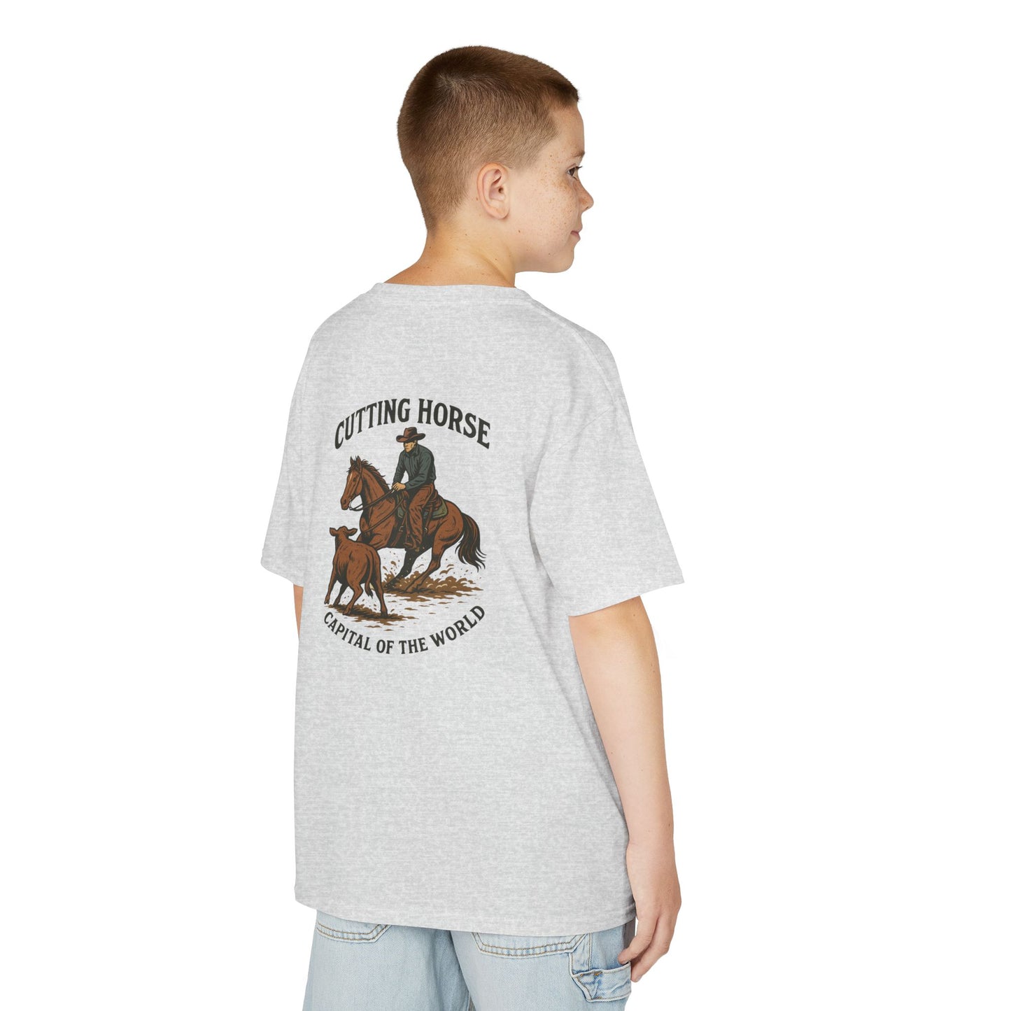 Kids Cutting Horse T-Shirt