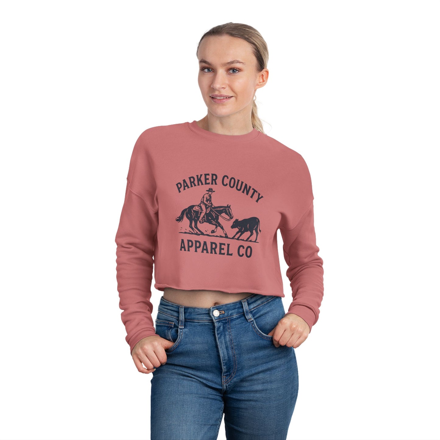 Parker County Cuttin' Horse Cropped Sweatshirt